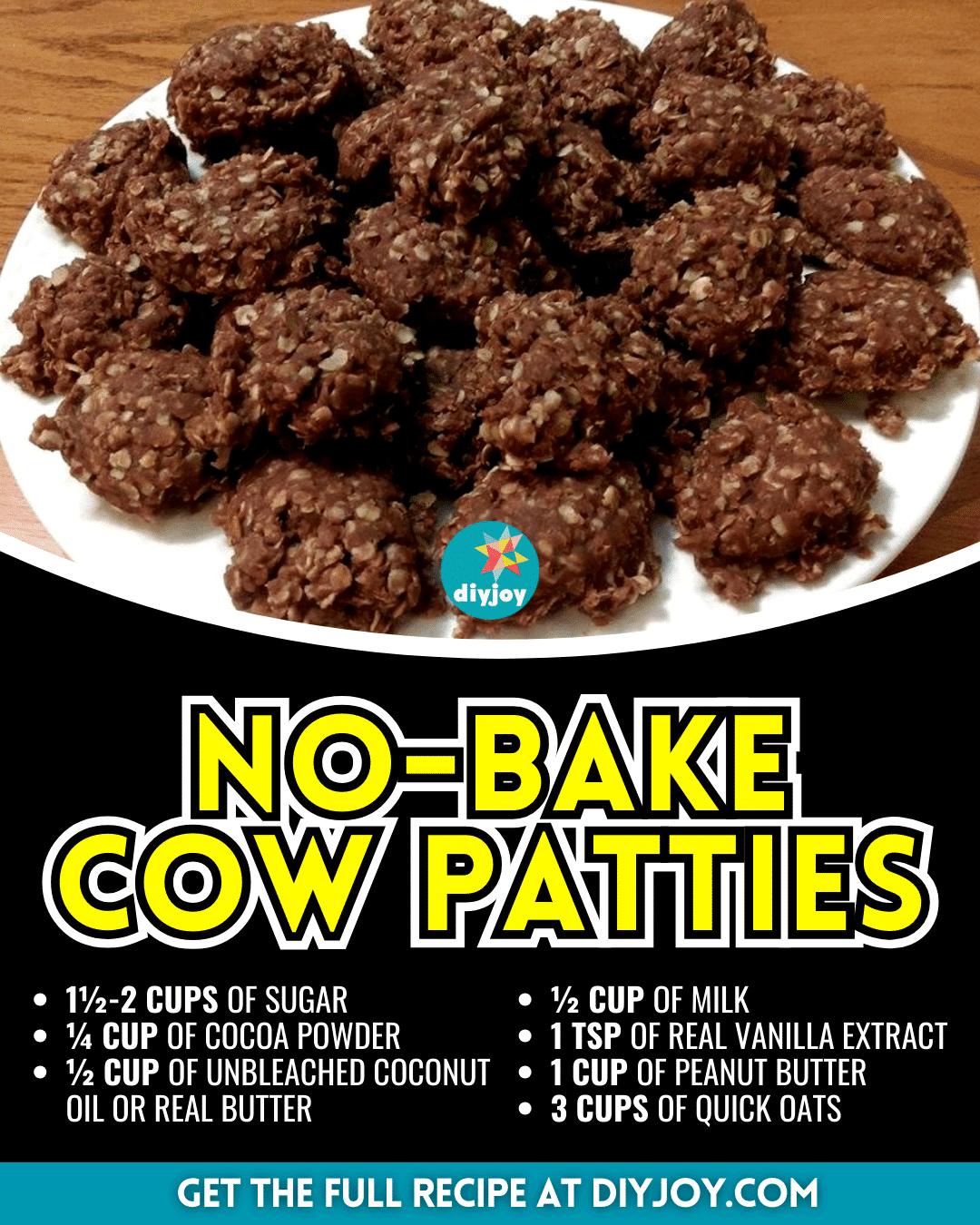 Easy No-Bake Cow Patties Recipe