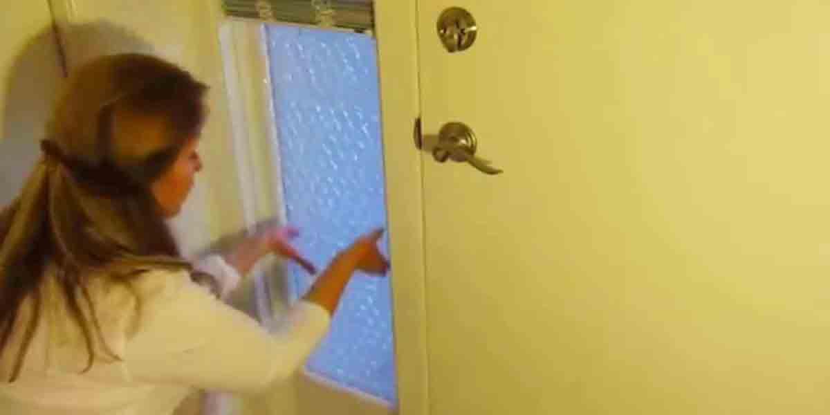 Cold Air Can Get Into Your Home And She Shows Us Brilliant Solutions To Fixing That!