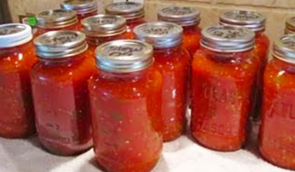 How To Can Grandma’s Spaghetti Sauce Recipe