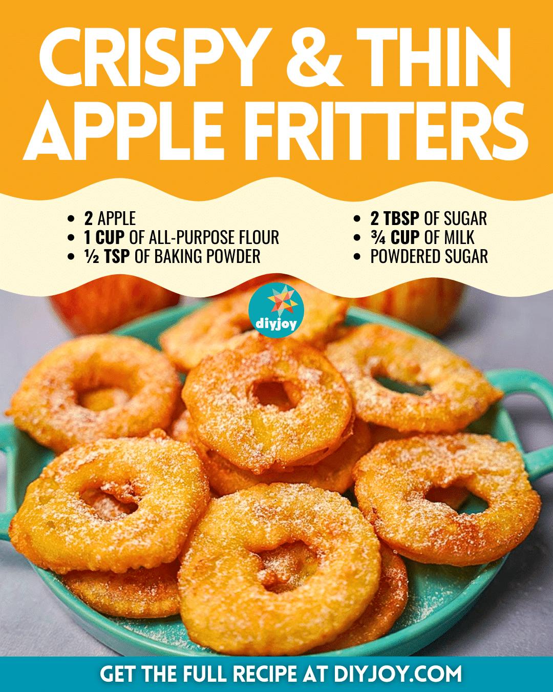 How To Make Crispy & Thin Apple Fritters