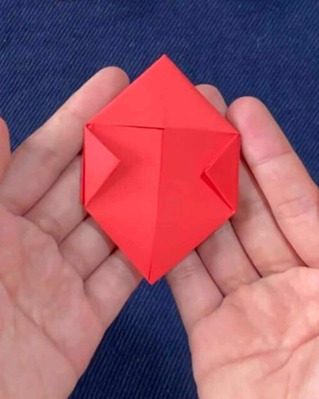 Origami Heart Bookmark — bookmark diy project