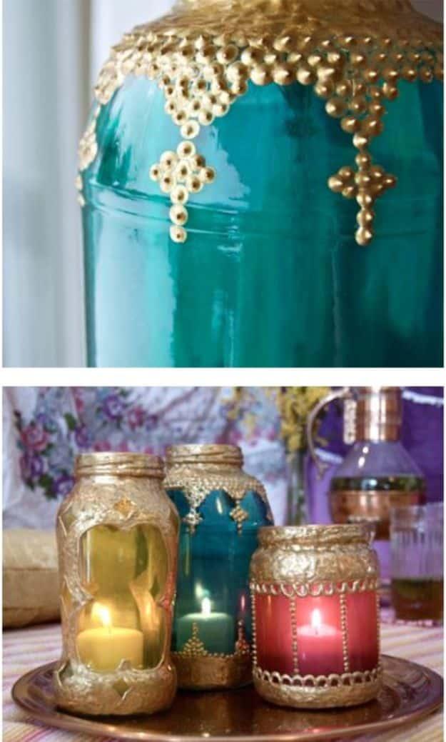 DIY Moroccan Lanterns, quick enough to finish over a weekend and a clever way to reuse scraps you already have