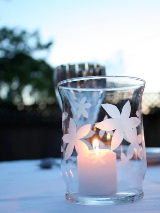 Color My Summer White Etched Glass, one of the best summer decor ideas on this list and one worth pinning for later