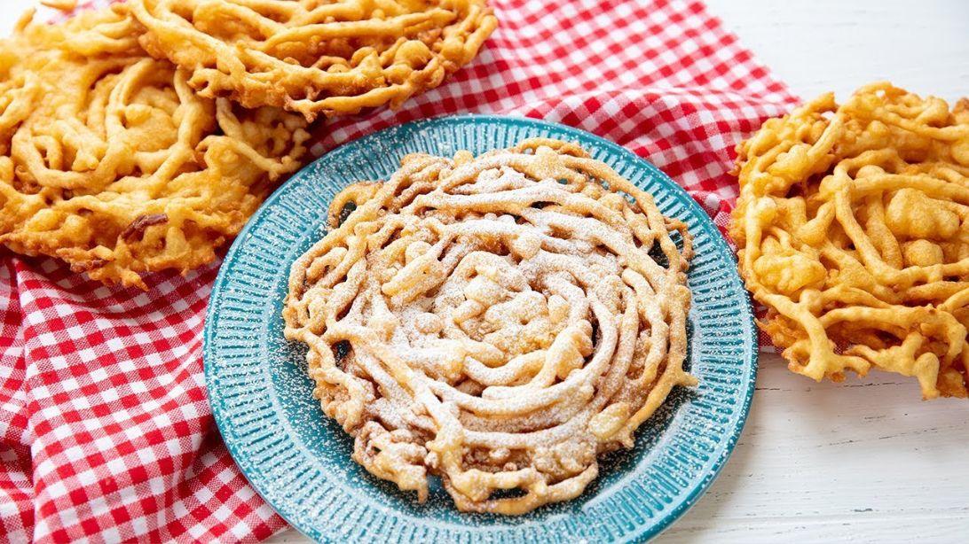 Homemade County Fair Funnel Cakes