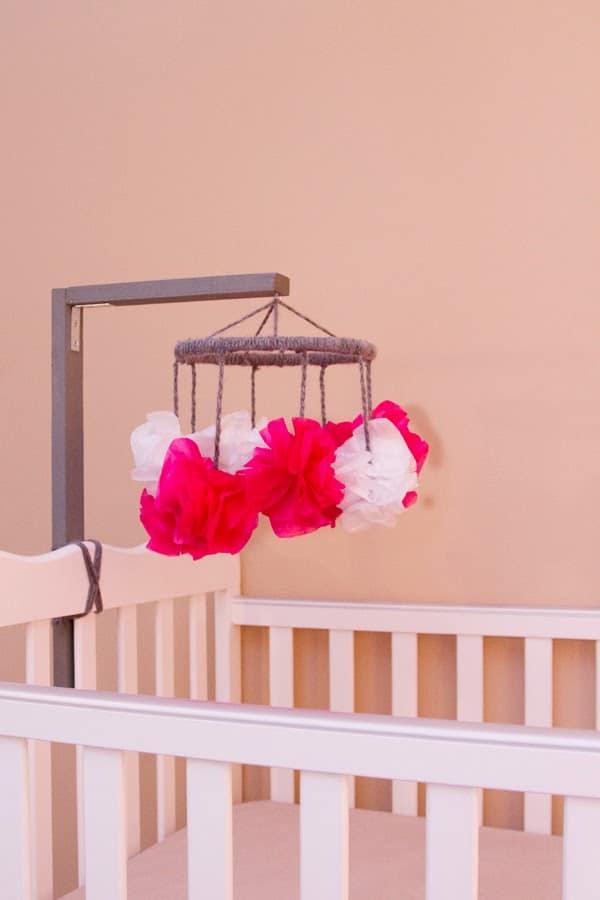 Baby Mobile, quick enough to finish before nap time and a finishing touch that ties the room together