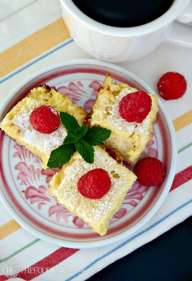 Low Sugar Dessert Recipes - Low Carb Lemon Bars - Healthy Desserts and Ideas for Healthy Sweets Without Much Sugar - Raw Foods and Easy Clean Eating Dessert Tips, Keto Diet Snacks