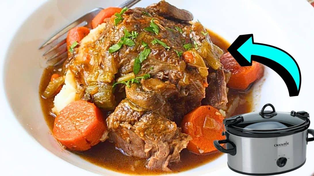 Easy Slow Cooker Beef Pot Roast Recipe