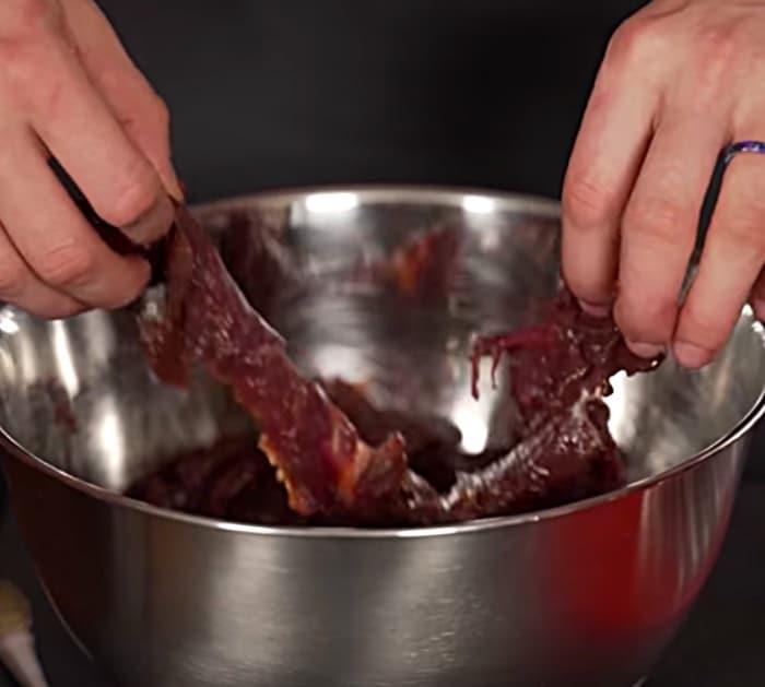 Make teriyaki beef jerky in an air fryer
