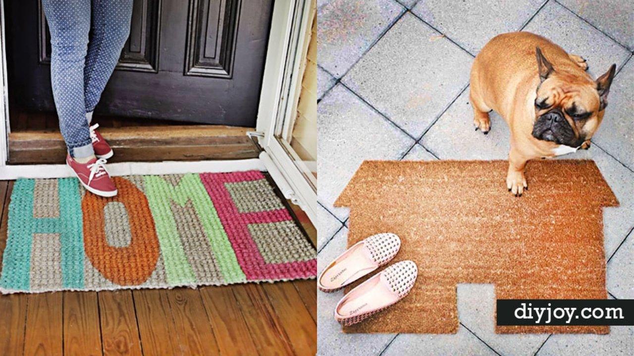 31 DIY Welcome Mats