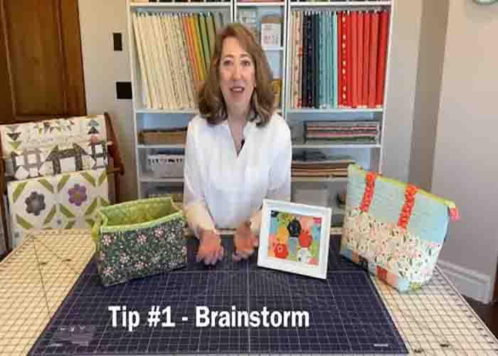 Brainstorming for your next quilt by browsing some magazines