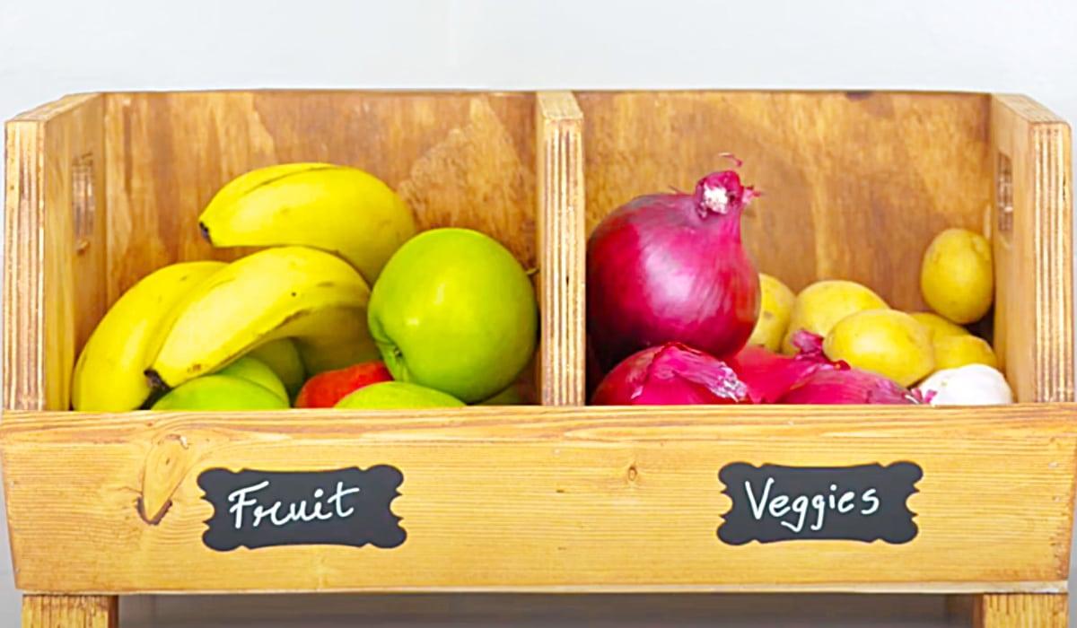 How To Make A Plywood Produce Bin