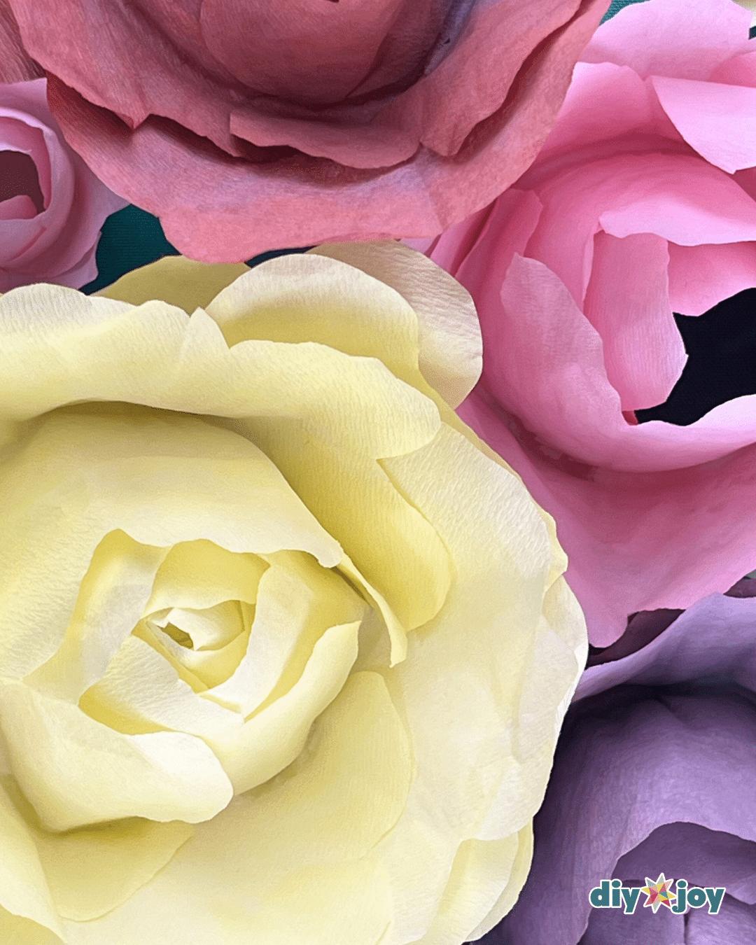 Homemade Coffee Filter Flowers — close up coffee filter flowers