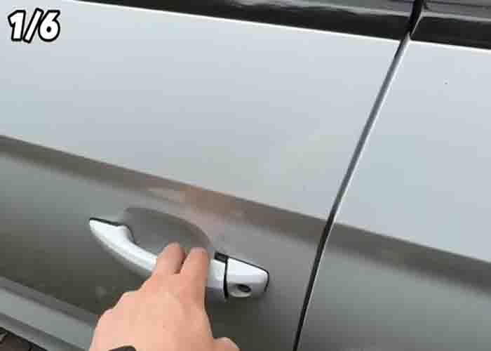 Locking all the doors except the driver seat door