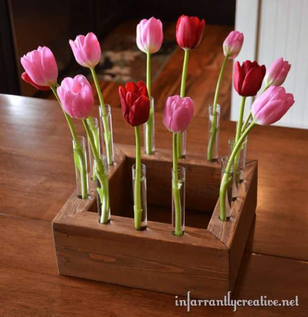 Floral Centerpiece, quick enough to finish before nap time and a look that photographs beautifully once finished