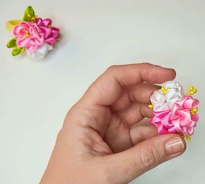 How to Make Flowers Using Satin Ribbon Project