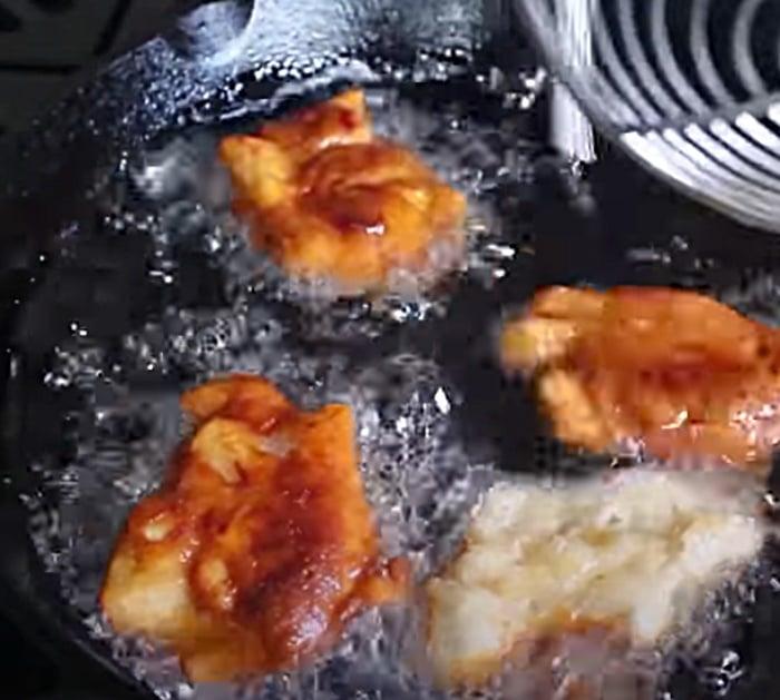 Apple Fritters with organic apples and homemade batter