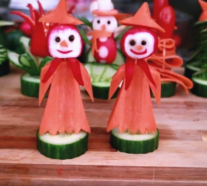Food carving tutorial for christmas