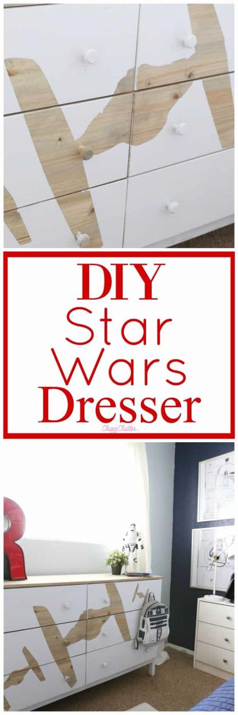DIY Star Wars Dresser, a dresser makeover idea worth trying this season and a simple way to make something feel more special