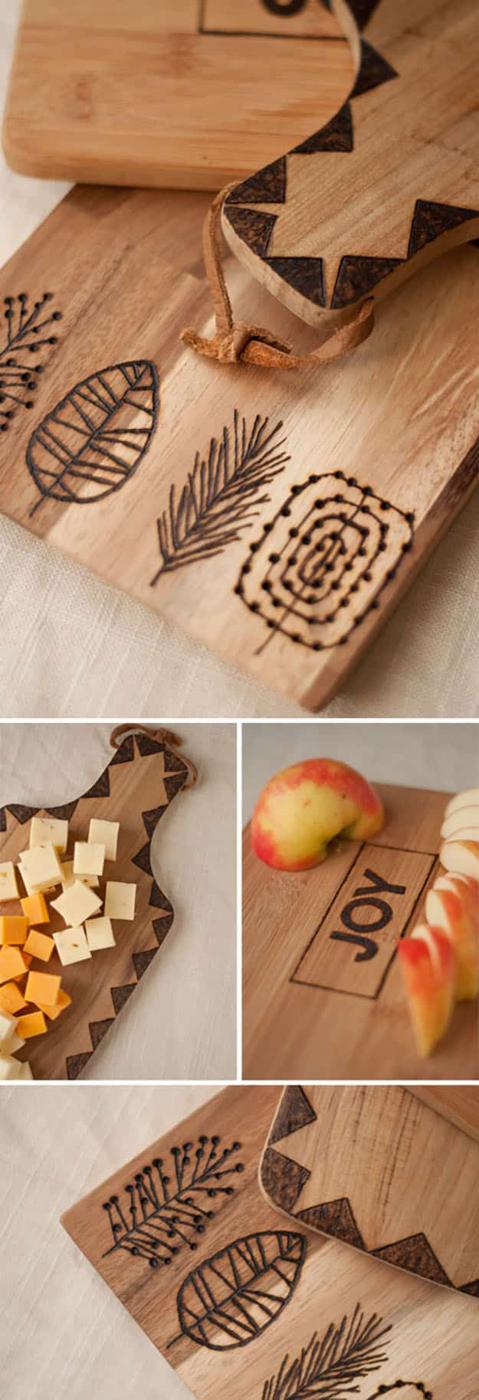 DIY Gifts for Friends & Family | DIY Kitchen Ideas | Etched Wooden Cutting Boards | DIY Projects & Crafts by Sueeye#diygifts #christmas #diy #gifts