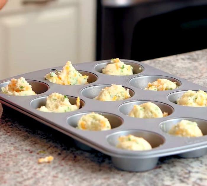 Cheesy Leftover Mashed Potato Muffins Ingredients