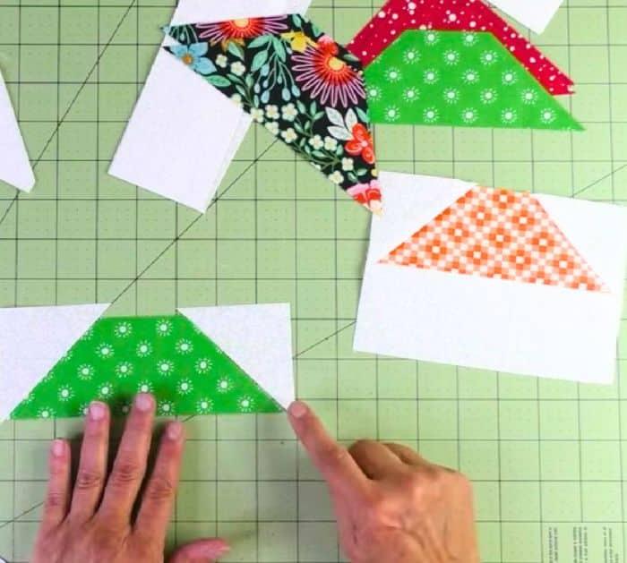 Easy to Make Whimsy Jelly Roll Quilt Block
