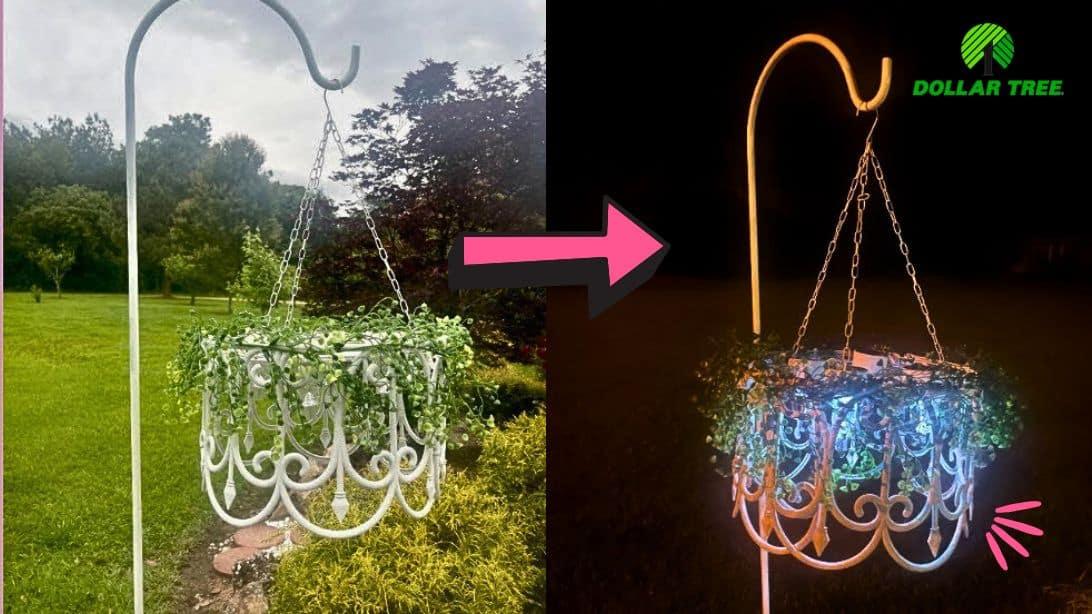 How to Make an Outdoor Solar Chandelier