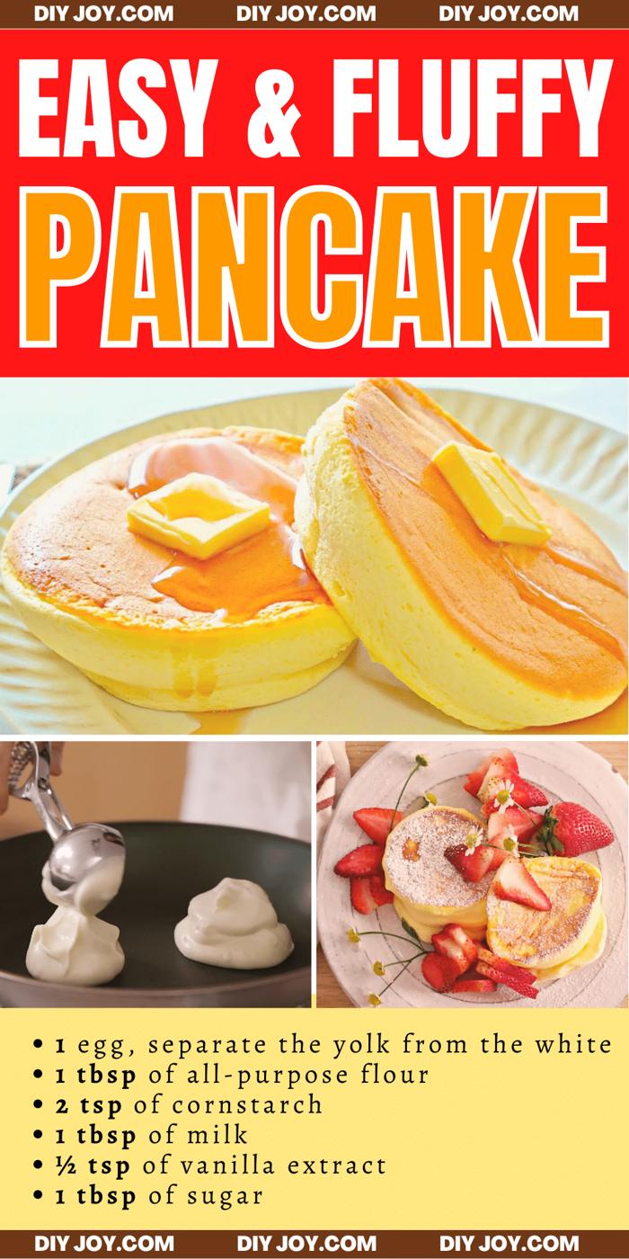 6-Ingredient Fluffy Breakfast Pancake Recipe