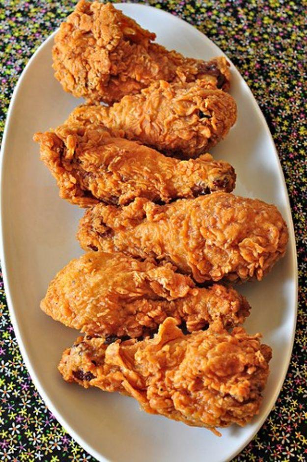 Best Country Cooking Recipes - Extra Crispy Spicy Fried Chicken - Easy Recipes for Country Food Like Chicken Fried Steak, Fried Green Tomatoes, Southern Gravy, Breads and Biscuits,