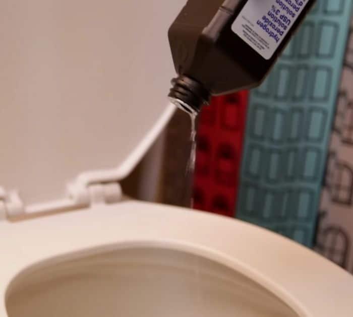 How to clean surface using hydrogen peroxide