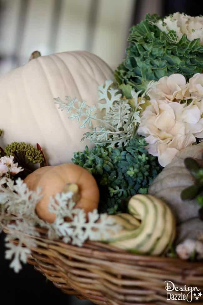 Cornucopia Thanksgiving Centerpiece, a thanksgiving centerpiece idea that looks far pricier than it is