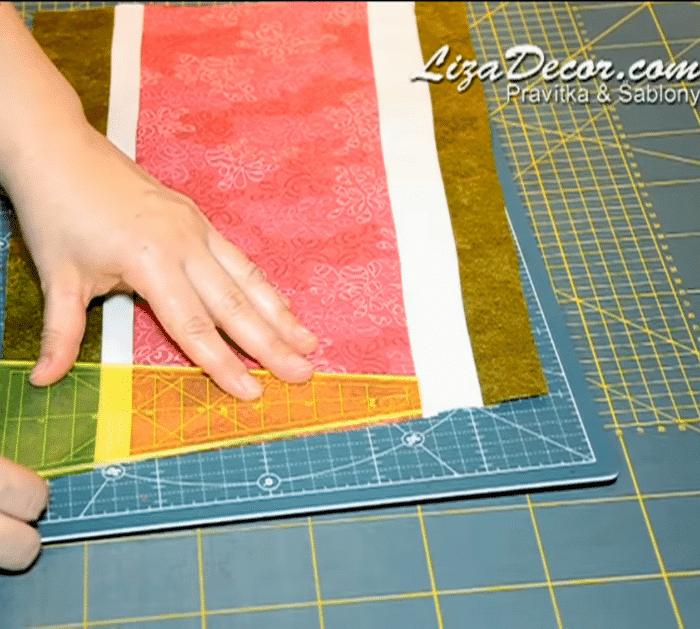 Fruit Quilt Placemat Tutorial Sewing