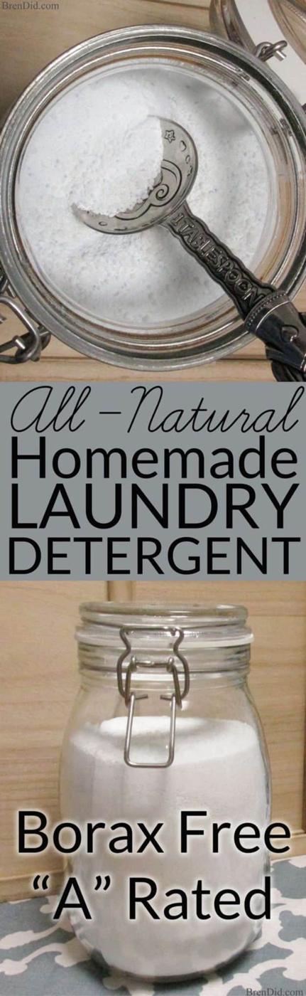 Borax Free Natural Homemade Laundry Detergent, a cleaning recipe, and proof a small touch makes a big difference