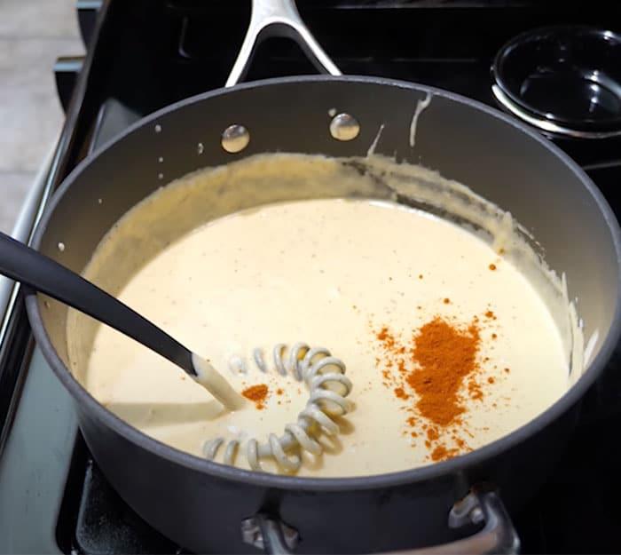 Add Seasons To Cheese - Seafood Mac And Cheese