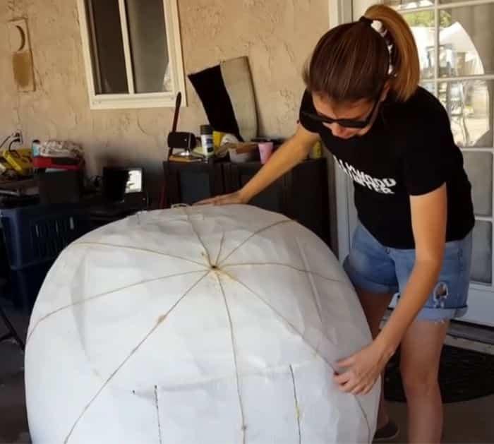 Easy To Make DIY Giant Foam Pumpkin