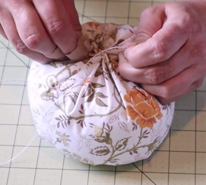 Easy To Sew DIY Fabric Pumpkin