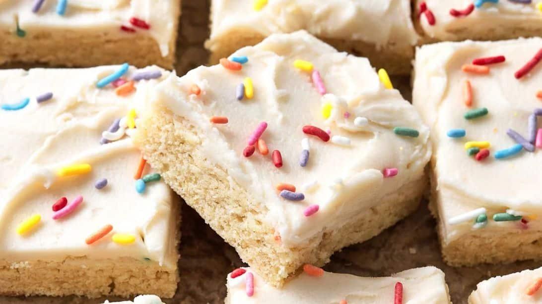 Easy-to-Make Soft & Chewy Sugar Cookie Bars