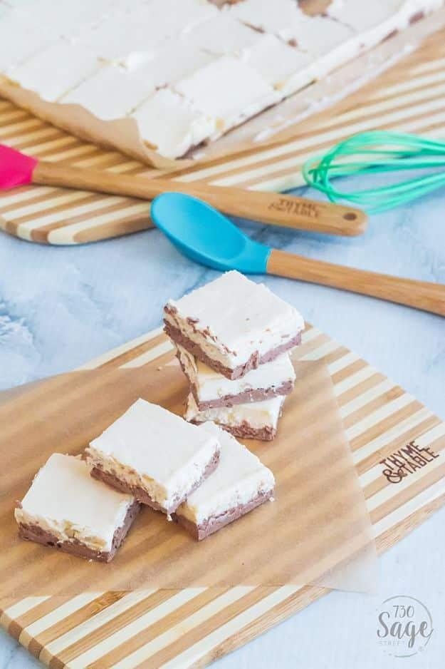 Keto Dessert Recipes - Mocha Cheesecake Keto Fudge - Easy Ketogenic Diet Dessert Recipes and Recipe Ideas - Shakes, Cakes In A Mug, Low Carb Brownies, Gluten Free Cookies #keto #ke