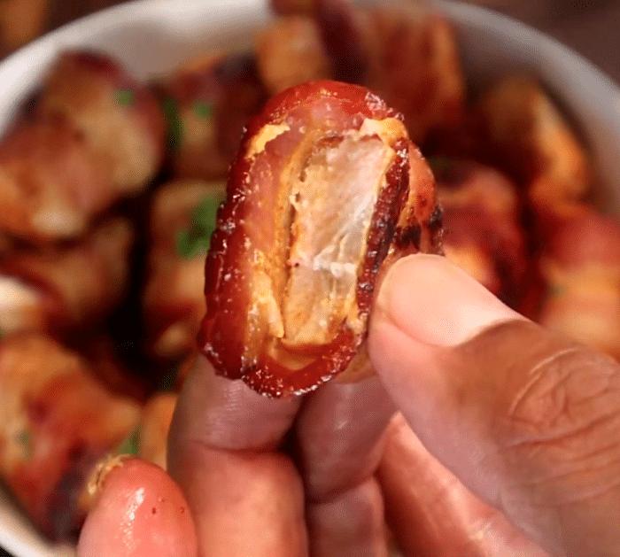 How to Make Bacon-Wrapped Salmon Bites