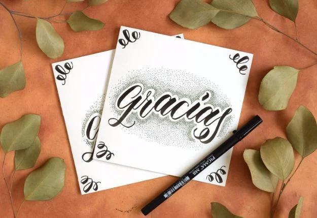 Brush Lettering Tutorials - Magnetic Dots Brush Pen Lettering - Simple and Fun Calligraphy Tutorial Videos - How To Paint the Alphabet in Calligraphy Handwriting with Pens, Waterco