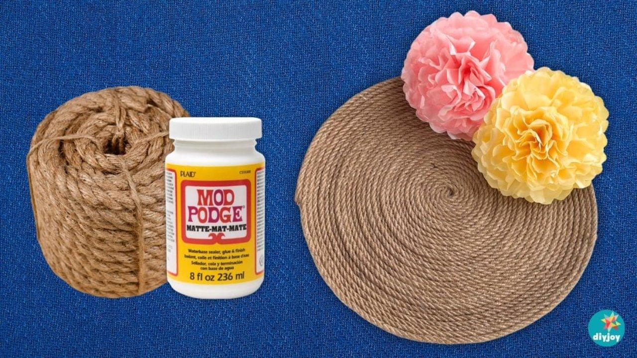 How to Make a Jute Rope Tray