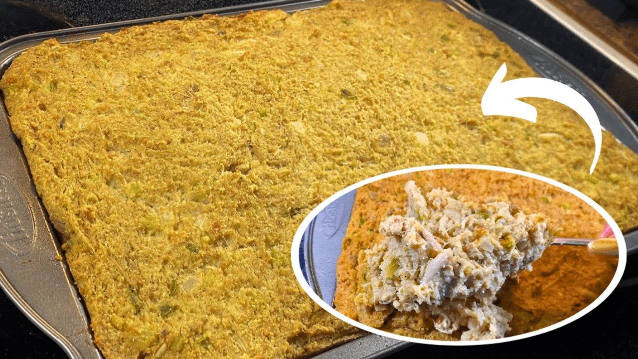 Easy Chicken Cornbread Dressing Recipe
