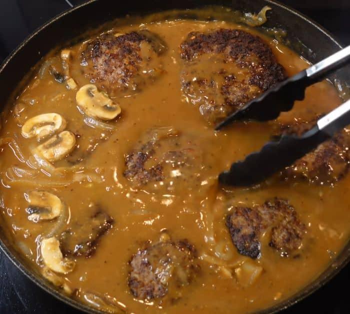 Best Hamburger Steak and Gravy Dinner Recipe Instructions