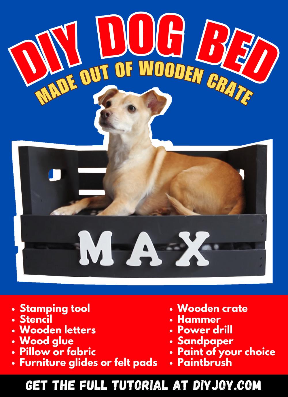 Easy DIY Dog Bed Tutorial