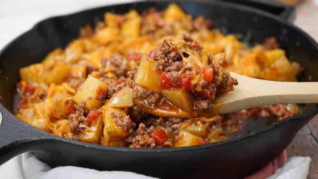 Cheesy Taco Potatoes Recipe