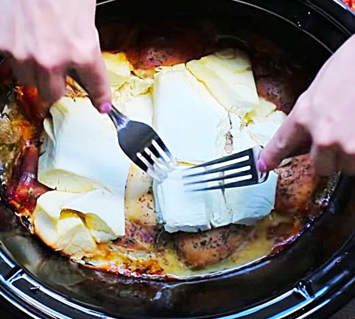 Slow Cooker Crack Chicken Recipe - Ranch Dressing Chicken - Chicken In The Pot
