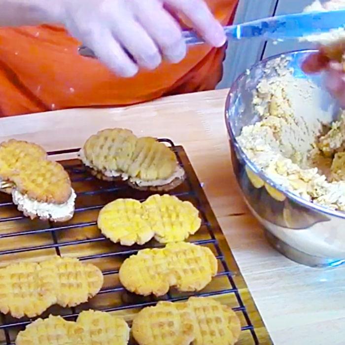 Copycat Nutter Butter Cookies - Easy To Make Nutter Butter Cookies - Peanut butter Cookie Recipe