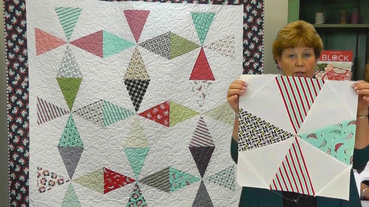 Wedge Diamond Quilt With Jenny Doan