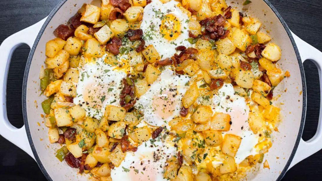 Easy Loaded Skillet Breakfast Recipe