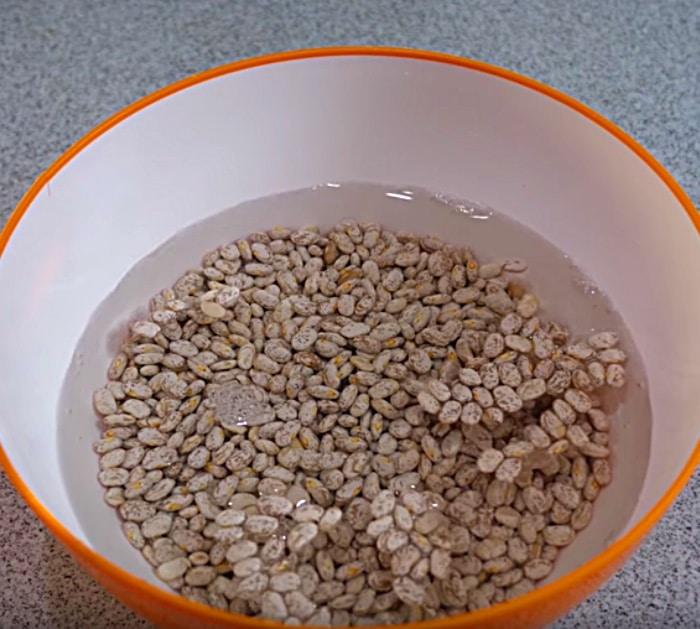 Make Southern Style Pinto Beans with Andoulli Sausage in a crockpot slow cooker