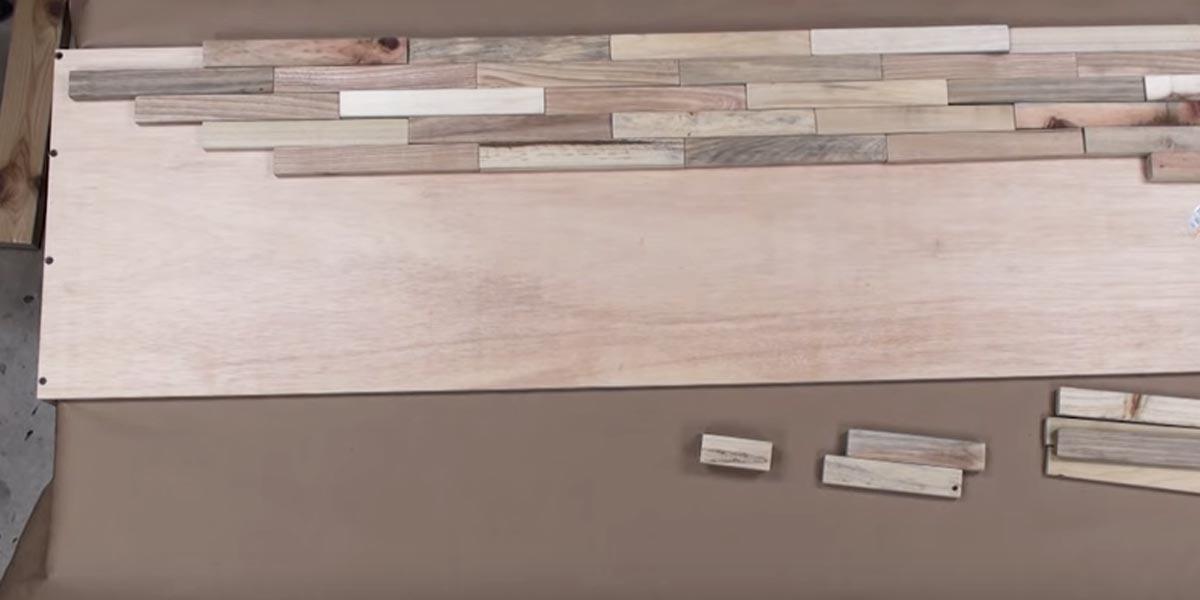 DIY Pallet Backsplash
